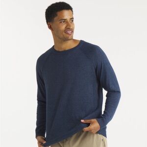 PAKA APPAREL NWT Men's Ultralight Crew, Navy, size S